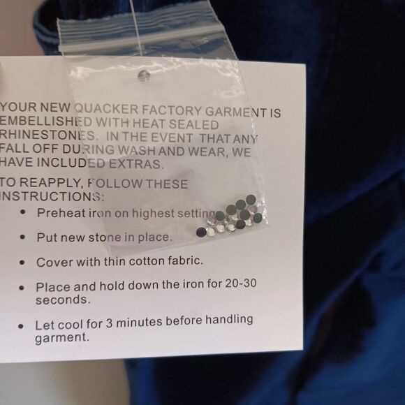 Dream Jeannes by Quacker Factory Wide Leg Crop Jeans Womens Size XXS Blue Denim - Picture 10 of 12